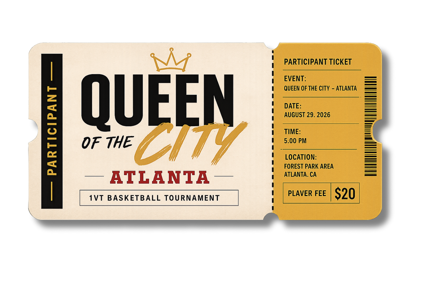Queen of the City Atlanta Registration