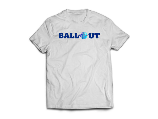 BallOut Classic Tee (White/Blue)